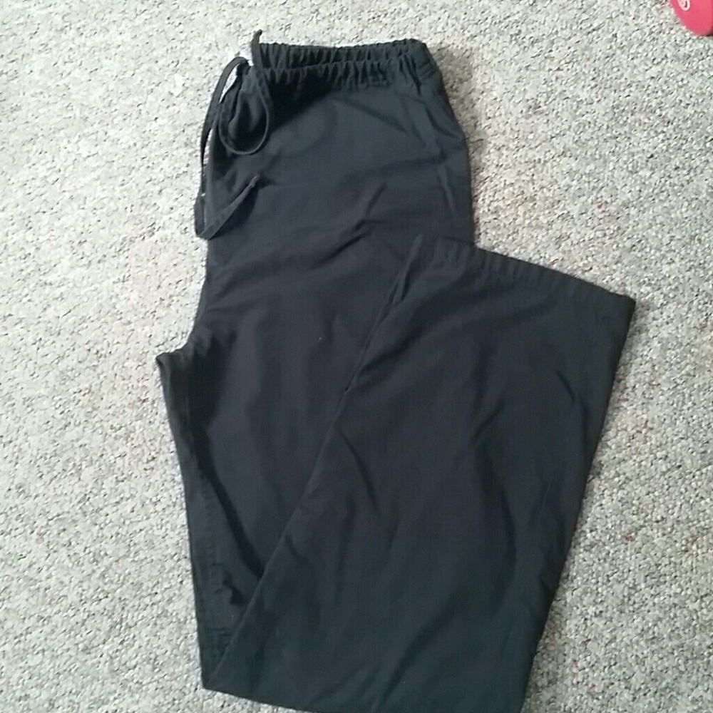 Black scrub bottoms